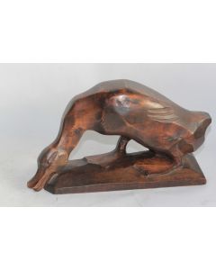 César Bolle Sculpture bois Canard