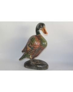 Ancien Canard bois sculpté