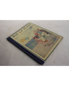Livre illustré enfant Sur la plage 1930