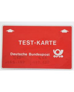 Télécarte L&G Test-Karte Deutsche Bundespost 03 058 750 Allemagne