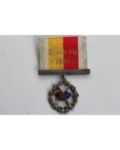 Médaille de tir argent Genève 1930 Arquebuse - Navigation Suisse
