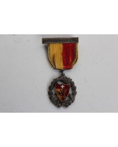 Médaille de tir argent Sous-Officiers Genève Suisse