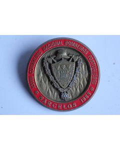 Insigne Sapeurs Pompiers volontaires Portugal Barcelos 1988