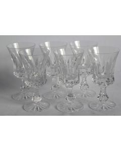 DAUM France 6 Verres cristal Chevreuse 13,3 cm
