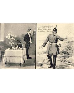 CPA Illustrateur MESCHINI G. Satire Humour Italia Guerre