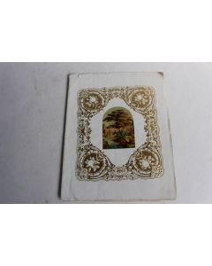 Cahier d'écolier vœux aux parents pour le nouvel an 1866