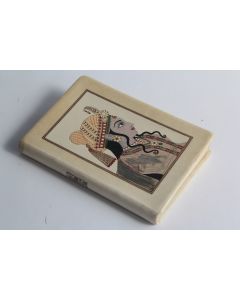 Livre La ronde des saisons reliure parchemin peinte 1925