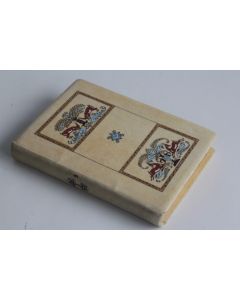 Livre La rose de Bakawali Conte Hindou reliure parchemin peinte 1924
