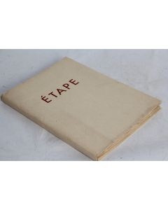 Livre Étape Pierre Barré illustrations de R. Mérelle 1946 gravure
