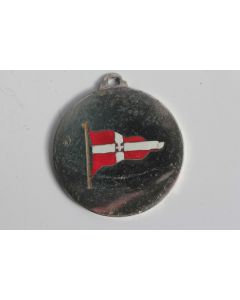 Médaille argent émaillé Yacht Club Italiano Genova