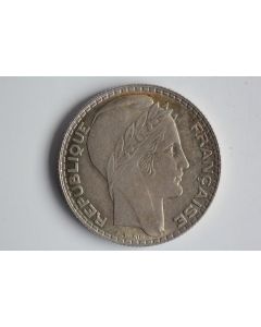 Monnaie argent 10 Francs Turin 1939