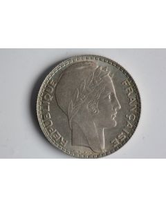 Monnaie argent 10 Francs Turin 1939