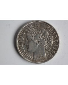 Monnaie argent 2 Francs Cérès 1887 A