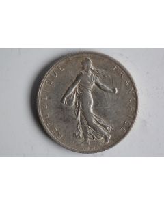 Monnaie argent 2 Francs Semeuse 1912