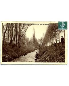 CPA La Rochette (Savoie) le Gelon et le Pont de Pierre