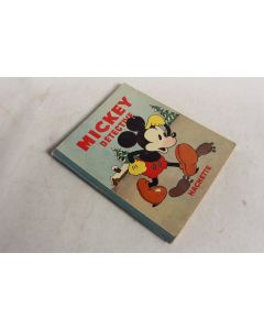 Livre illustré enfant Mickey détective Hachette 1933