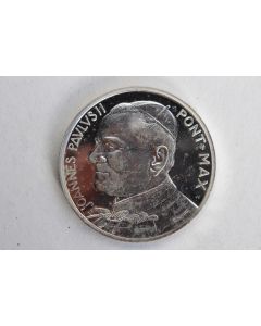 Médaille papale argent Pape Jean Paul II Vatican