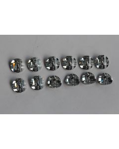 SWAROVSKI 12 x Boutons cristal 12 mm 3016
