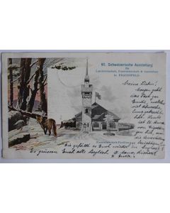 Carte postale ancienne Frauenfeld post Suisse Exposition agriculture