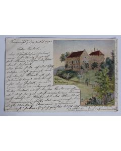 Carte postale ancienne Schloss Wellenberg Suisse
