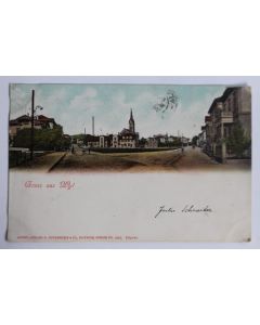 Carte postale ancienne Gruss aus Wyl Suisse