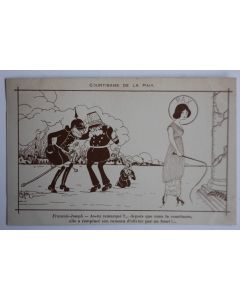 CPA Guerre 14-18 Courtisans de la Paix propagande
