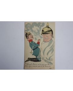 CPA illustrée Guerre 14-18 Caricature Guillaume II O'Gène