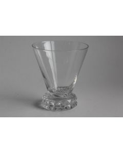 SAINT LOUIS Verre cristal Diamant 8 cm Art Déco
