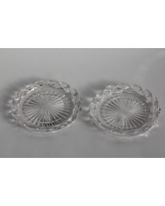 BACCARAT Deux Dessous de bouteille cristal