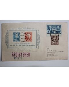 Timbre États Unis 100th anniversary united states postage 1947