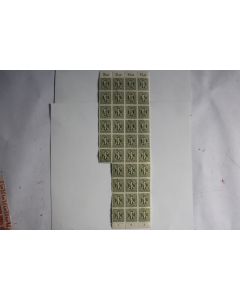 Bloc 36 timbres Allemagne bizone post Deutschland 30 pfenning 1945 neuf