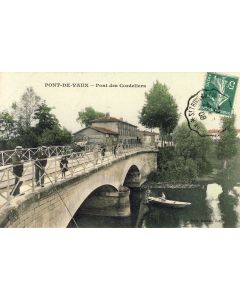 CPA 01 AIN - PONT DE VAUX Pont des cordeliers