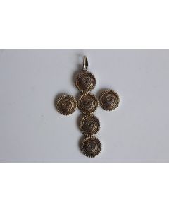 Pendentif Croix en argent design ARVOR