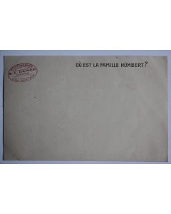 Carte à système publicitaire Amara Blanqui Où est la famille Humbert ?
