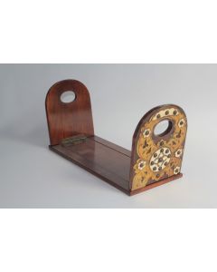Serre-livres Napoléon III bois laiton