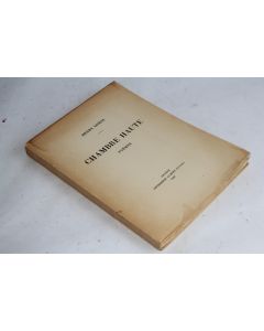 Livre Henry Spiess Chambre Haute Poèmes 1928