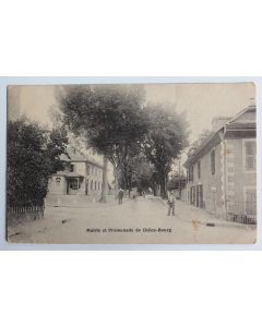 CPA Suisse Mairie et Promenade de Chêne-Bourg