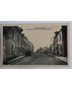 CPA Aisne Aubenton Le Faubourg du Jeton vers Bellevue-Hérison