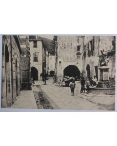 CPA Italie Zuccarello Piazza Garibaldi