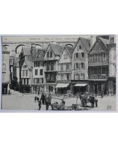 CPA Finistère Morlaix Place de Viarmes vieilles Maisons