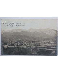 CPA Carte photo Italie Aquila Panorama