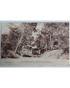 CPA Charente-Inférieure Royan Grande Côte Entrée de la Forêt Tram