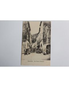 CPA Italie Zuccarello Via Vittorio Emanuele