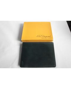 S.T.Dupont Couverture d'agenda / répertoire cuir bleu marine