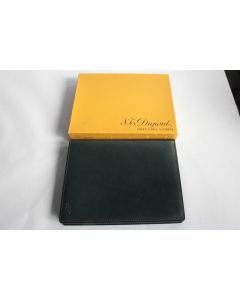 S.T.Dupont Couverture d'agenda / répertoire cuir bleu marine