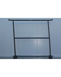 Porte-kimono Kimonokake bois laqué noir Japon