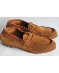 J.M. Weston Mocassins daim marron