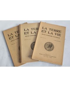 Revues d'histoire naturelle La Terre et la Vie Année 1957