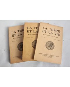 Revues d'histoire naturelle La Terre et la Vie Année 1961