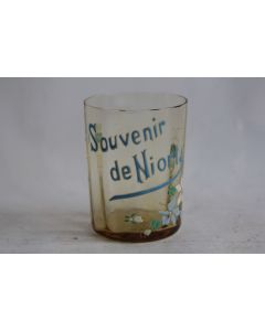 Verre émaillé Souvenir de Niort
